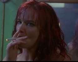 Juliette Lewis smoking